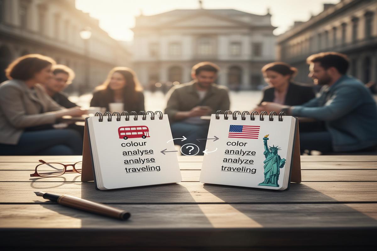 İngiliz ve Amerikan İngilizcesinde fiil yazımı: kurallar