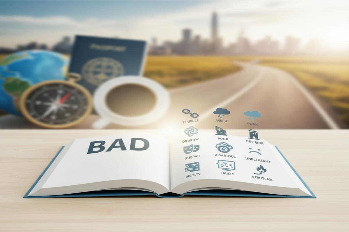 İngilizce 'bad' yerine 11 alternatif: ton ve örnekler