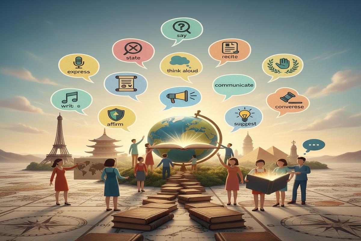 İngilizce’de “say” yerine 15 güçlü alternatif | Örnekler