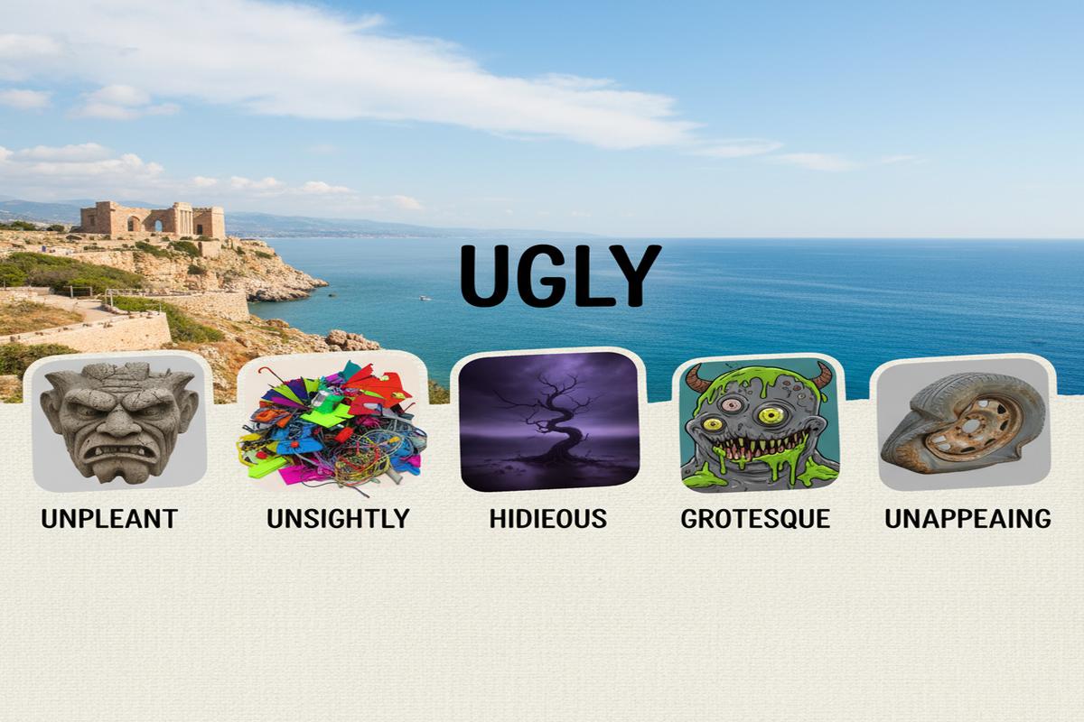 İngilizce ‘ugly’ yerine 5 kelime: ton, örnek ve ipuçları