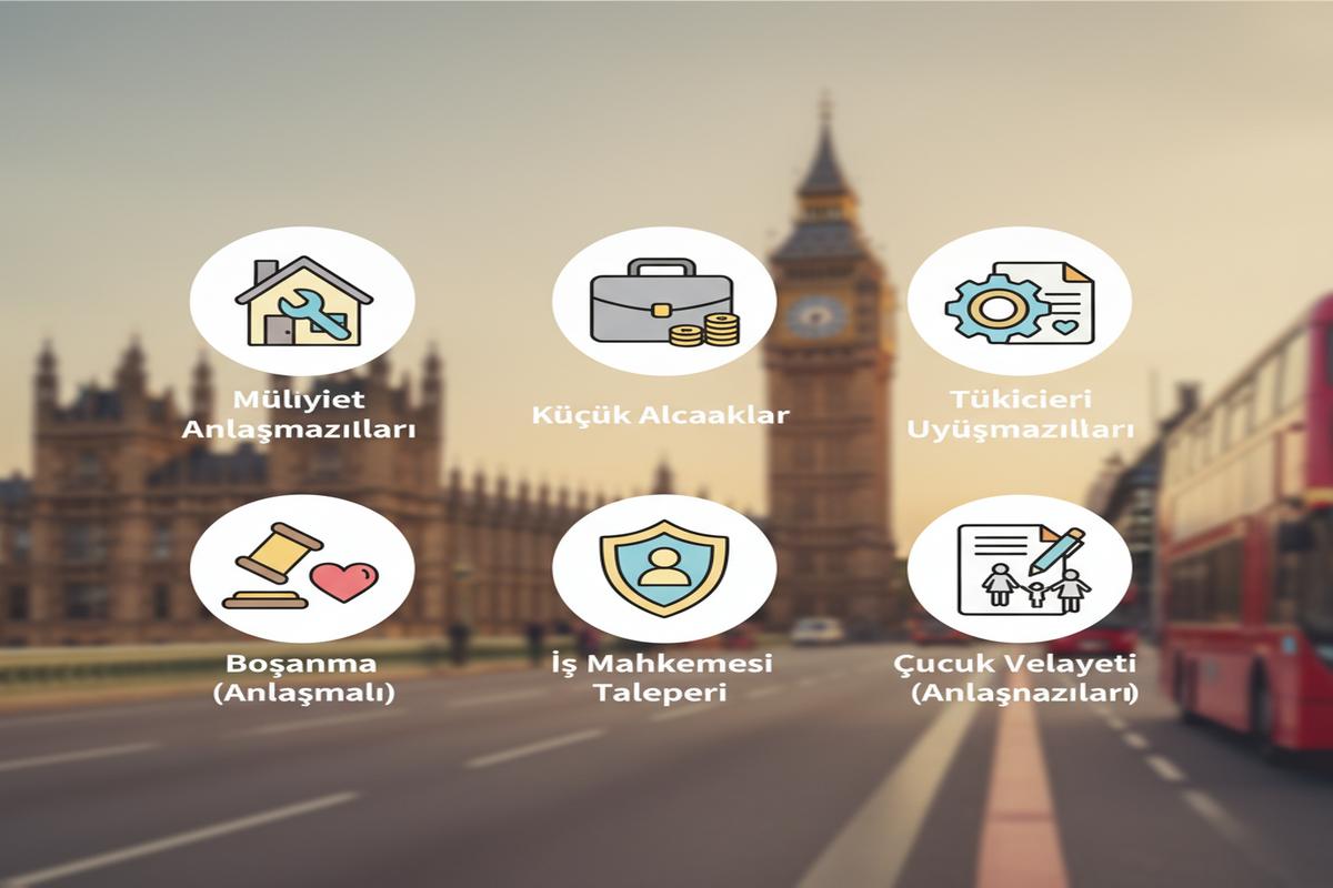 İngiltere’de Avukatsız Dava: 6 Yol, Ücretler ve İpuçları