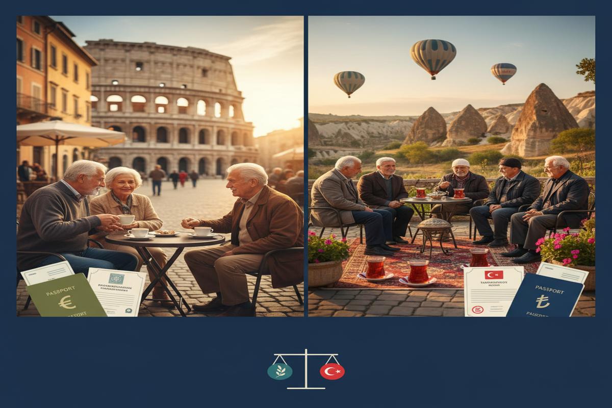 İtalya–Türkiye Emeklilik: Şartlar, Vergi, Başvuru Rehberi