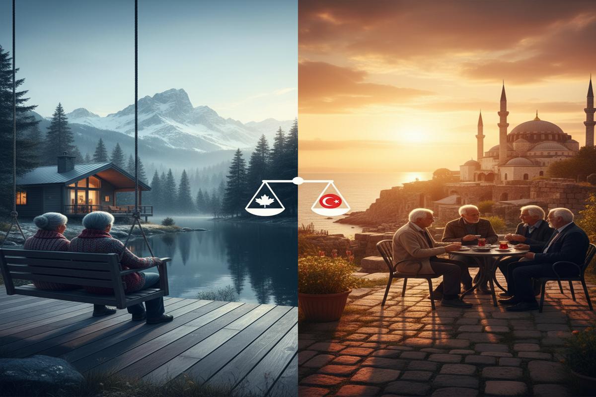 Kanada–Türkiye Emeklilik: Yaş, Maaş, Vergi Karşılaştırması