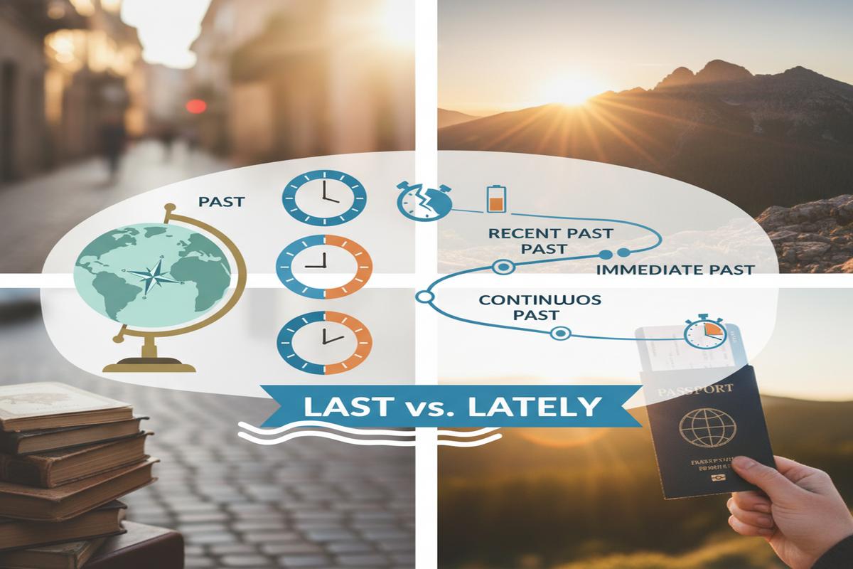 Last vs Lately farkı: doğru zaman ve kip seçimi rehberi