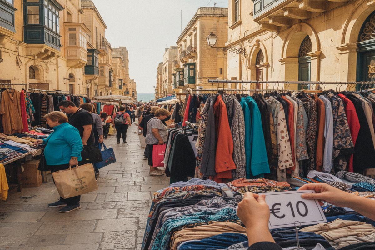 Malta’da 10 € ile gardırop yenileme: ucuz adresler, ipuçları