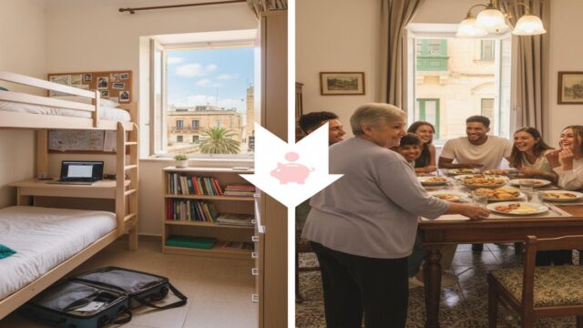 Malta’da Konaklama: Yurt mu Aile Yanı mı? Maliyetler