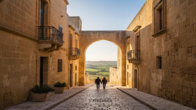 Mdina Romantik Yürüyüş: Çiftler için Rota ve İpuçları