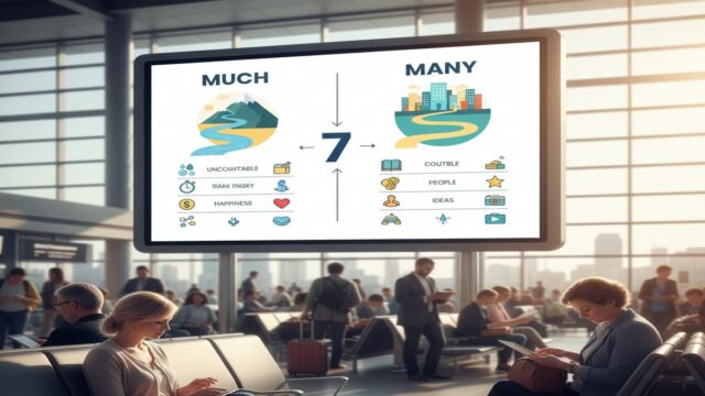 Much ve Many: Doğru Kullanım, İpuçları ve Örnekler