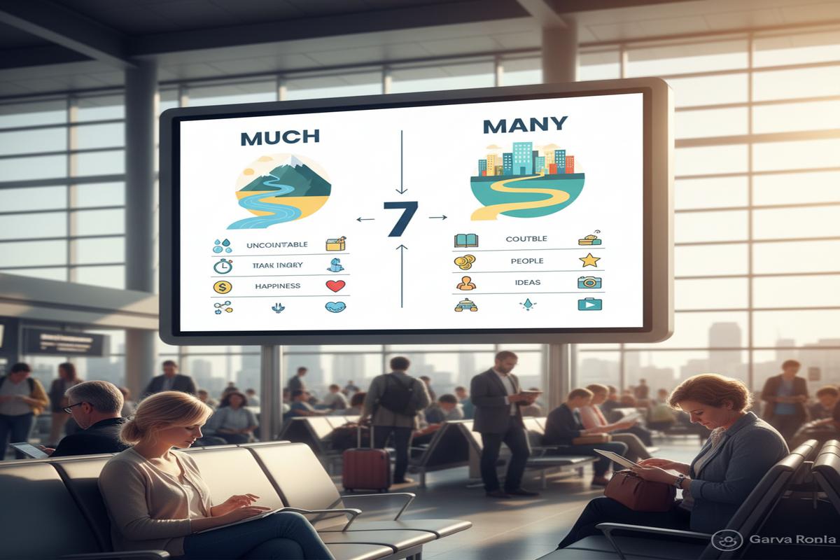 Much ve Many: Doğru Kullanım, İpuçları ve Örnekler