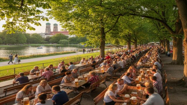 Münih’te Romantik Kaçamak: Bira Bahçeleri ve Park Rehberi