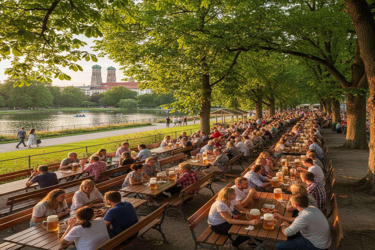 Münih’te Romantik Kaçamak: Bira Bahçeleri ve Park Rehberi