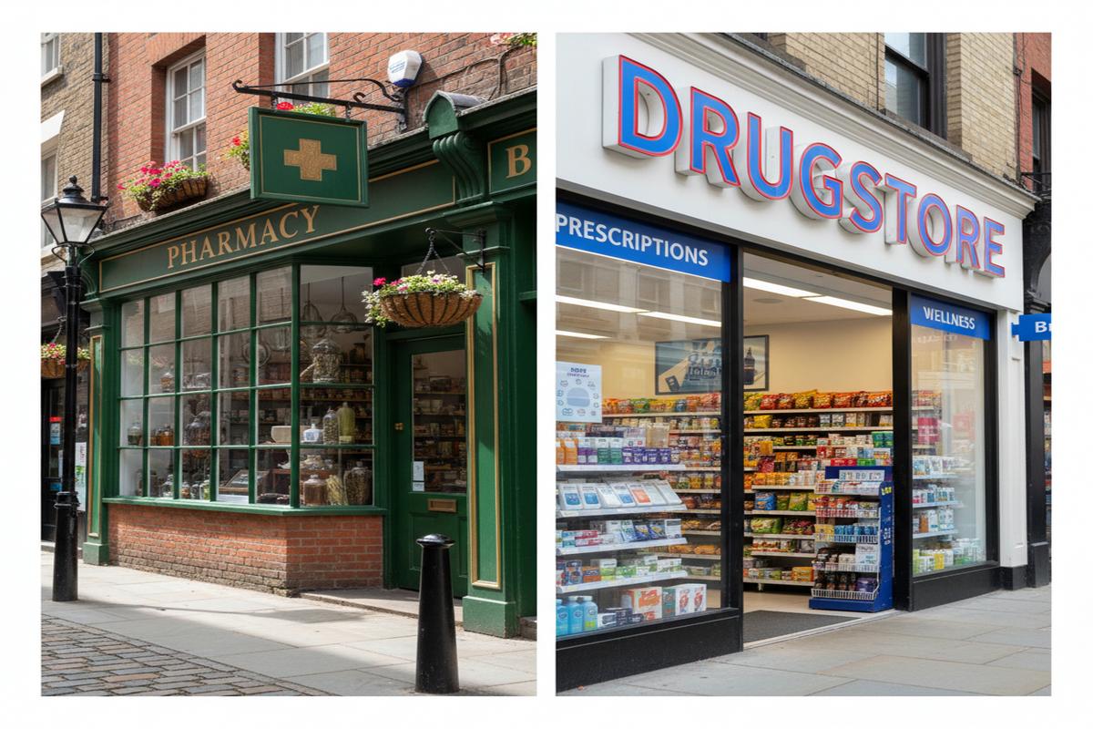 Pharmacy mi Drugstore mı? İngiltere–ABD farkı ve ipuçları