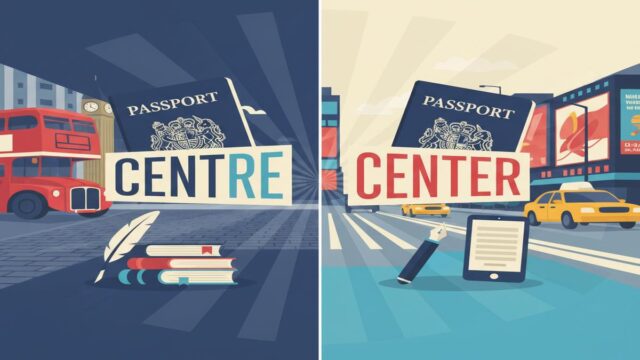 RE–ER Yazım Farkı: Theatre/Center örnekleri ve ipuçları