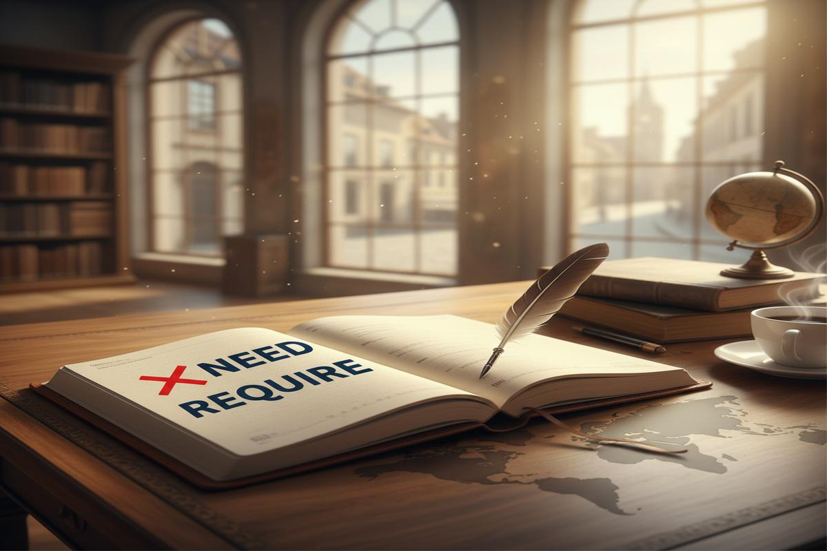 Require vs Need: Profesyonel İngilizcede Doğru Kullanım