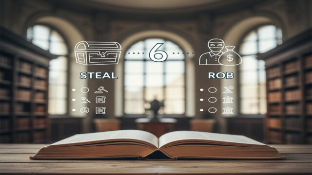 Rob ve Steal Farkı: Hukuki İngilizcede Doğru Kullanım