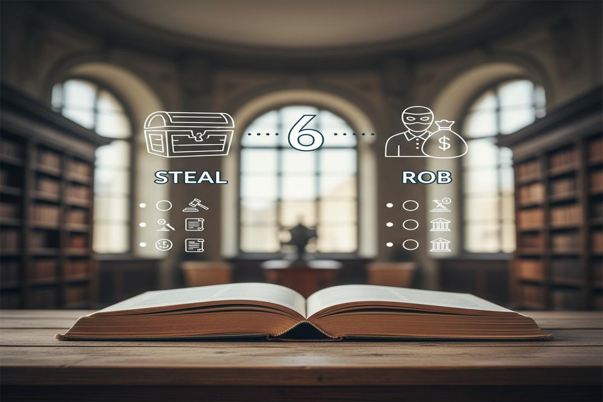 Rob ve Steal Farkı: Hukuki İngilizcede Doğru Kullanım