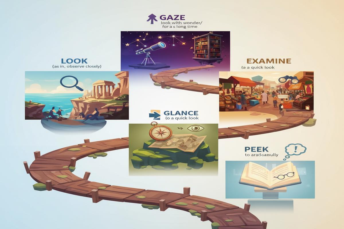 See, Watch, Glance, Stare, Gaze: Doğru Kullanım Rehberi