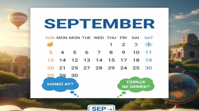 September hangi ay? Sep kısaltması, Eylül takvimi özet