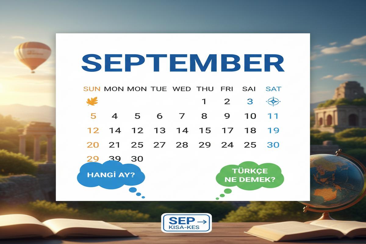 September hangi ay? Sep kısaltması, Eylül takvimi özet