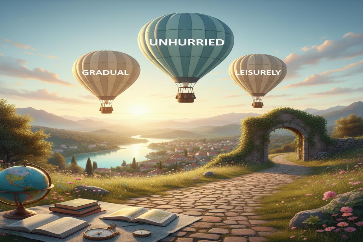 Slow yerine İngilizce alternatifler: doğru kelime seçimi