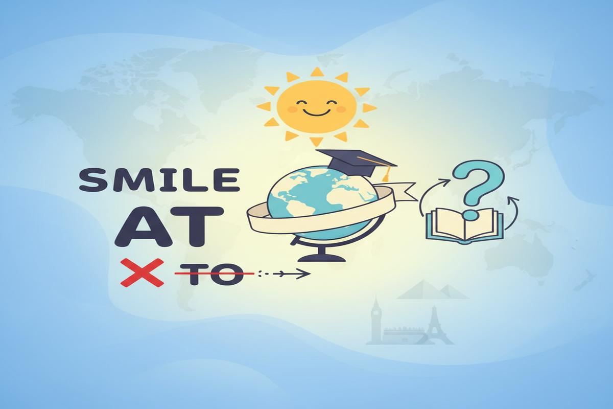 Smile at mı Smile to mu? Doğru Kullanım ve Örnekler