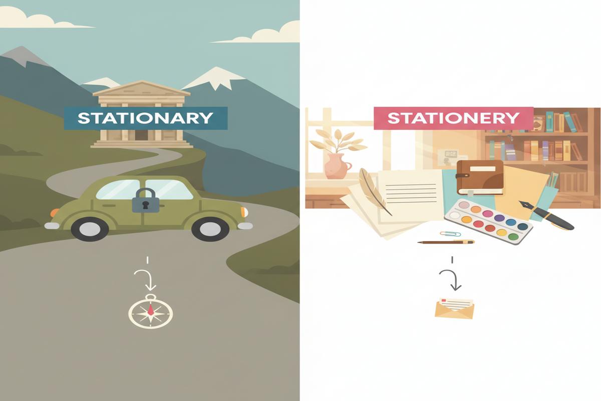 Stationary vs Stationery: Anlam, Kullanım ve Hızlı İpuçları