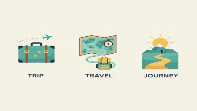 Trip, Travel, Journey: Farklar ve Doğru Kullanım Rehberi