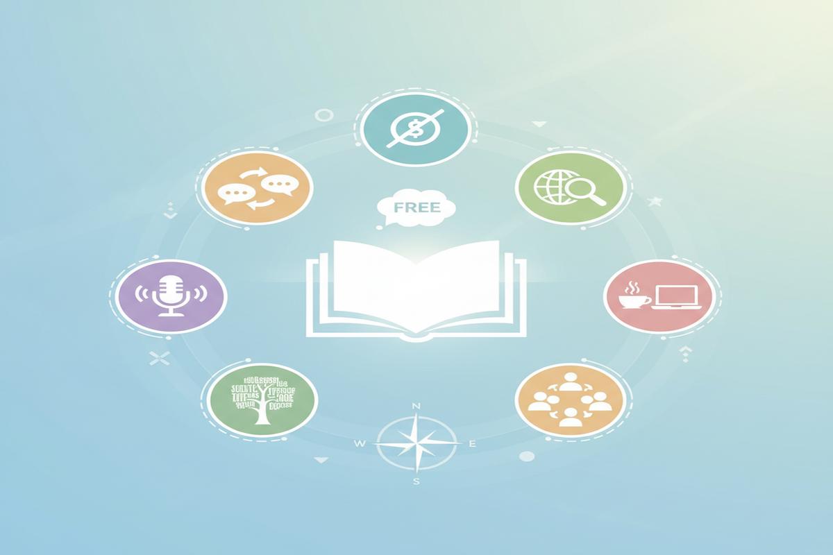 Ücretsiz İngilizce Konuşma Pratiği: 6 Etkili Yöntem + Plan