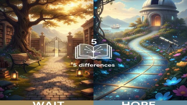 Wait ve Hope Arasındaki Fark: Doğru Kullanım Rehberi