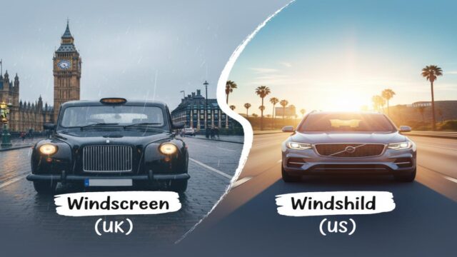 Windscreen mi Windshield mi? Farklar + Doğru Kullanım