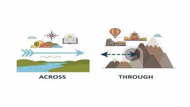 Across vs Through: Doğru Kullanım, Örnekler ve İpuçları