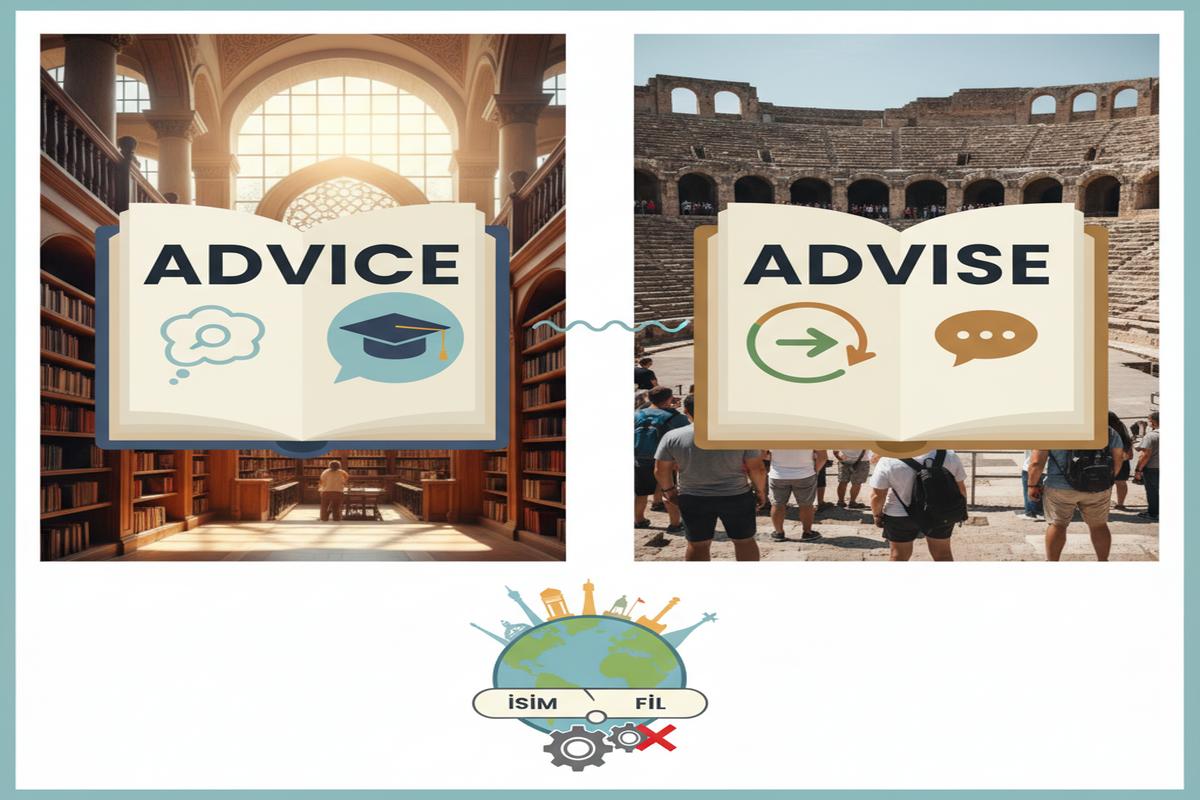 Advice vs Advise: Doğru Kullanım Rehberi + Örnekler