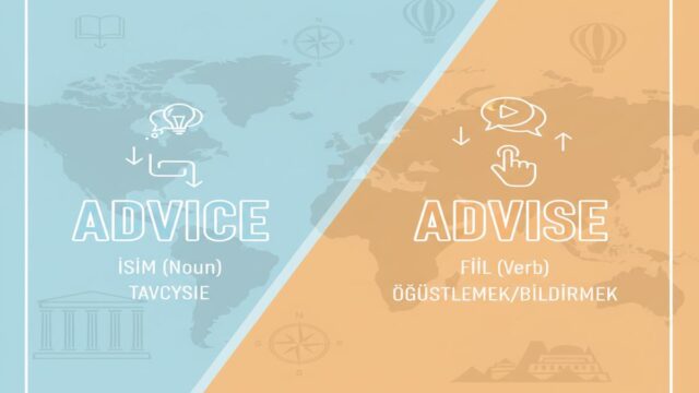 Advice vs. Advise: Yazım, Telaffuz ve Doğru Kullanım