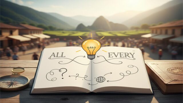 All vs Every: Temel Fark, Kurallar ve Net Örnekler