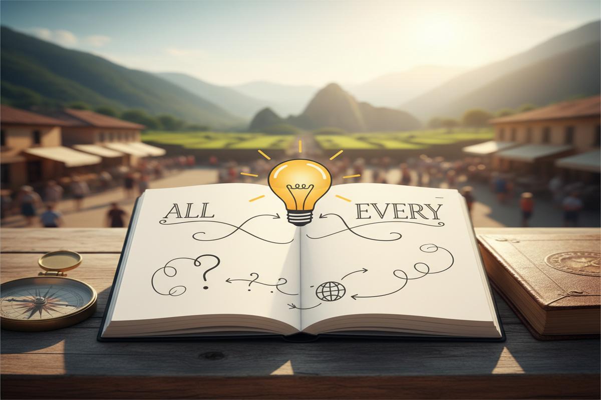 All vs Every: Temel Fark, Kurallar ve Net Örnekler