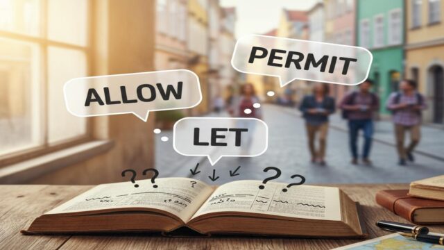 Allow vs Permit vs Let: Doğru Kullanım ve Cümle Kalıpları