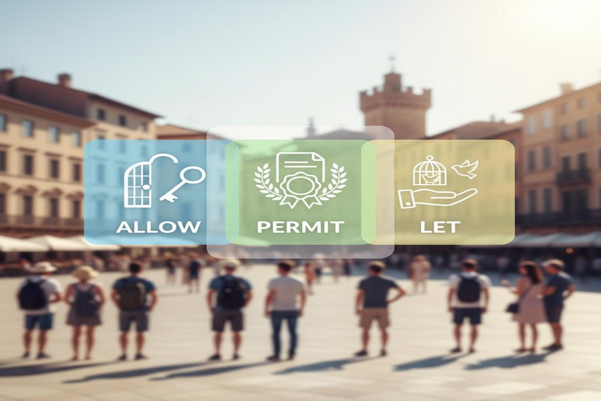 Allow vs Permit vs Let: Doğru Kullanım ve Örnekler