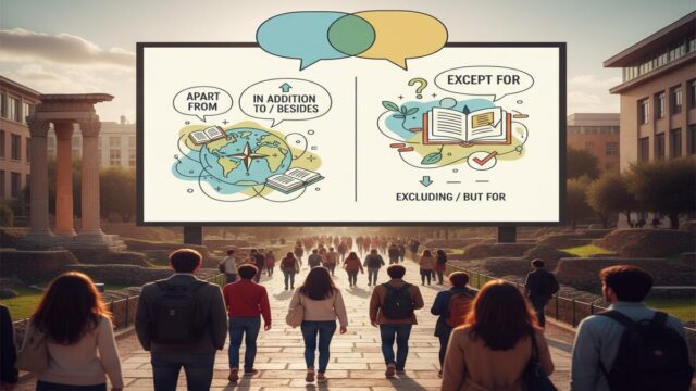 Apart from ve Except for: Doğru Kullanım ve Net Farklar