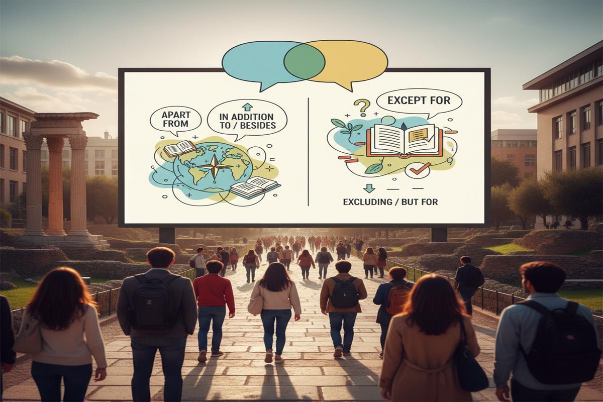 Apart from ve Except for: Doğru Kullanım ve Net Farklar
