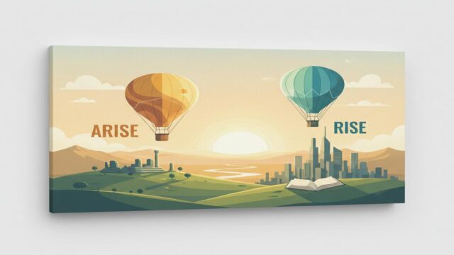 Arise mı Rise mı? Anlam, kullanım, örnek ve ipuçları