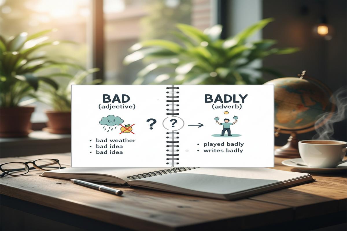 Bad mı Badly mi? Doğru Kullanım ve Örneklerle Rehber