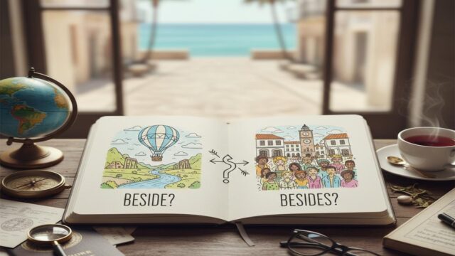Beside vs Besides: Anlam, Kullanım ve Telaffuz Rehberi