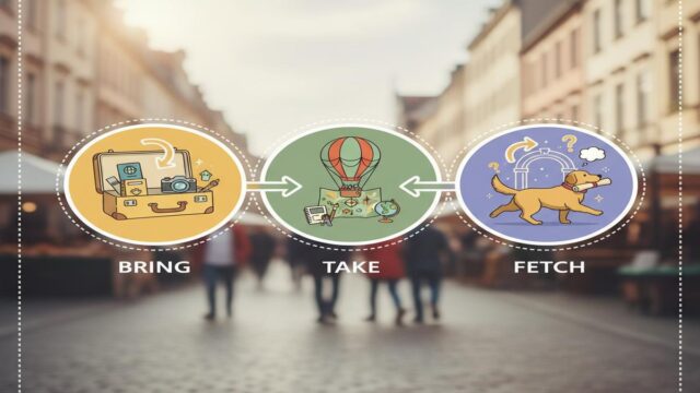 Bring, Take ve Fetch: Anlam, Yön Mantığı ve Doğru Kullanım