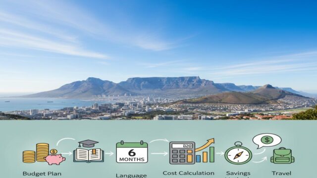 Cape Town 6 Aylık Dil Okulu Maliyeti: Güncel Bütçe Rehberi