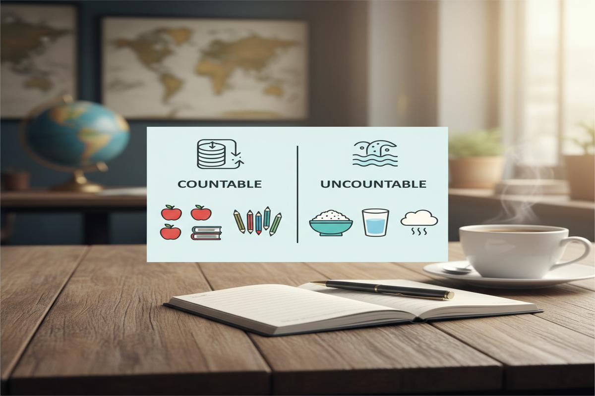 Countable–Uncountable Nouns: Kurallar, Örnekler, İpuçları