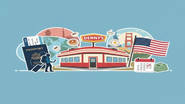 Denny’s’te Work and Travel: Pozisyonlar, Ücret, Vize Rehberi