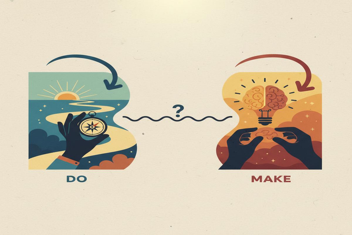 Do ve Make Farkı: Kolay Kural, Örnekler ve Kalıplar