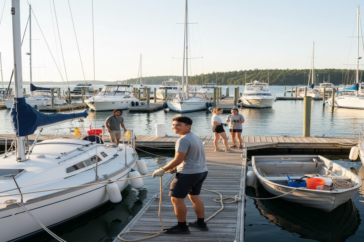 Dock Hand (Marina Yardımcısı): Work & Travel Rehberi