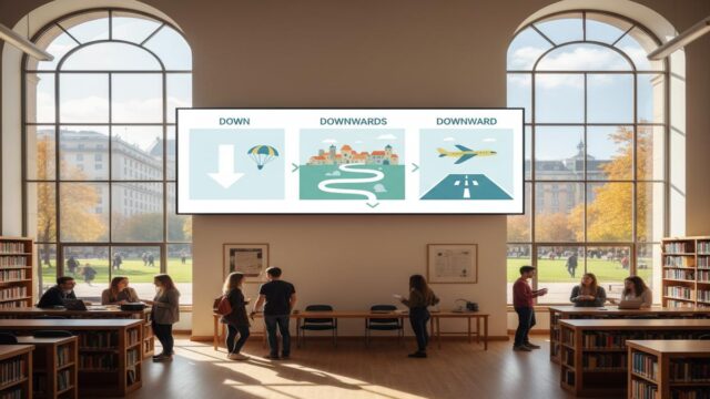 Down, Downward, Downwards: Farklar, Kullanım ve Örnekler