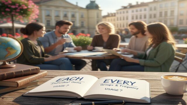 Each ve Every: Temel Fark, Kurallar ve Doğru Kullanım